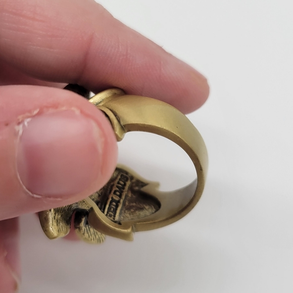 Heidi Daus Pink Tourmaline Swarovski Crystal Flower Statement Cocktail Ring - Picture 8 of 8